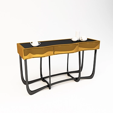 SINUOUS Console - Coolors Collection 3D model image 1 