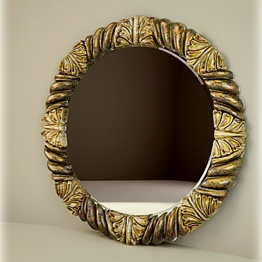 Reflective Elegance: FAL Classic Mirror 3D model image 1 