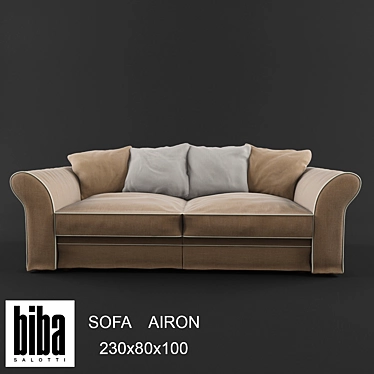 Biba Salotti Airon: Stylish Comfort for Your Home 3D model image 1 