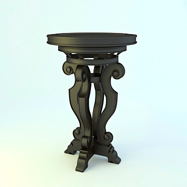 Kingstown Sedona Bistro Table: Timeless Elegance for Your Outdoor Space 3D model image 1 