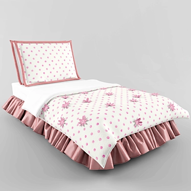 Cozy Dreams Baby Bedding Set 3D model image 1 