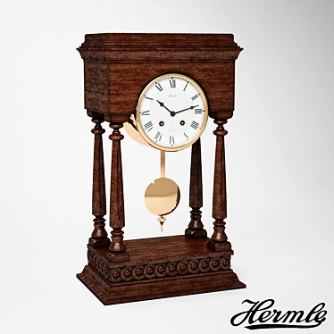 Title: Elegant Hermle Clocks 3D model image 1 