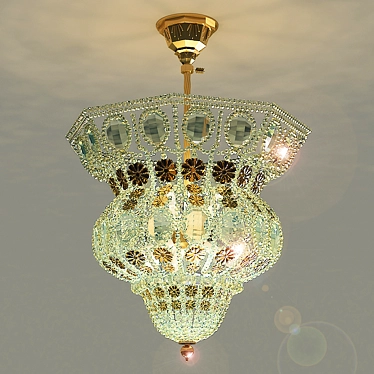 Banci Art Chandelier 3D model image 1 