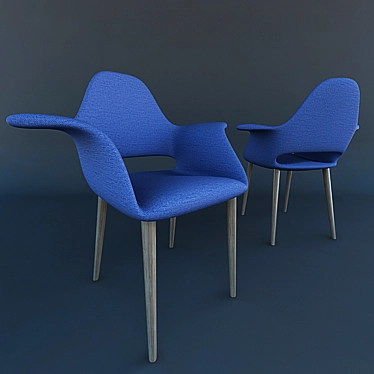 Modern Arm Chair 3D model image 1 