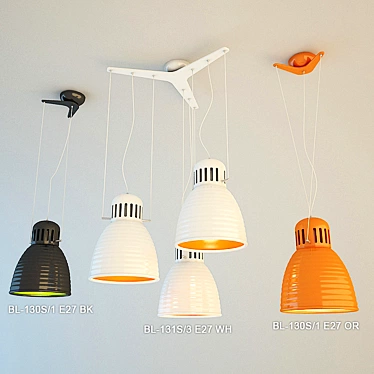 Illuminating Elegance: Chandelier Brille 3D model image 1 