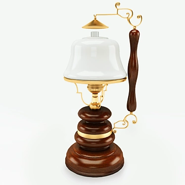 Elegant Table Lamp with Textures 3D model image 1 