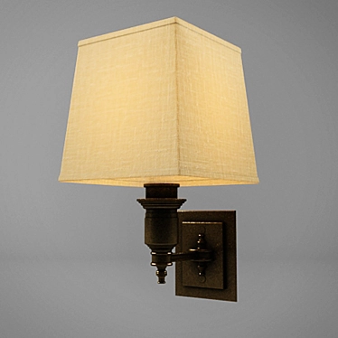 Elegant Eichholtz Lexington Lamp 3D model image 1 