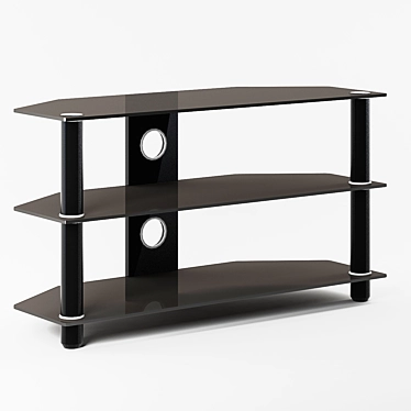 TV Stand Table 3D model image 1 