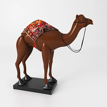 Desert Treasure Camel Figurine 3D model image 1 