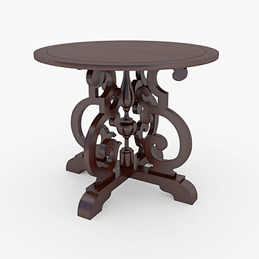Elegant Ambella Carina Entry Table 3D model image 1 