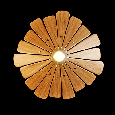 Ethnic Daisy Pendant Lamp 3D model image 1 