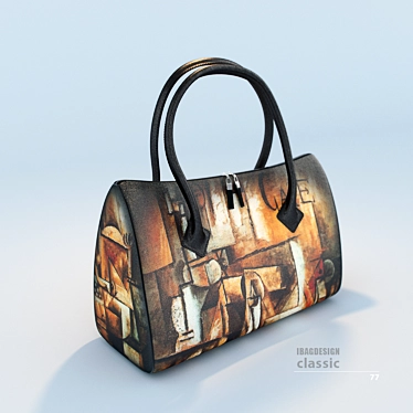 Stylish Travel Tote Bag 3D model image 1 