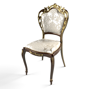 Elegant Vintage Chair 3D model image 1 