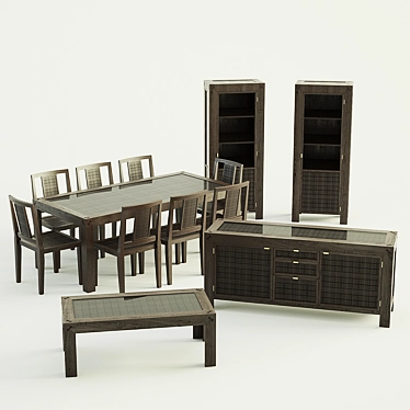 Bamax Shogun Furniture Set 3D model image 1 
