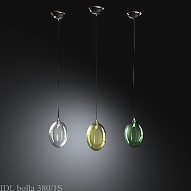 Elegant Verde Pendant Light 3D model image 1 