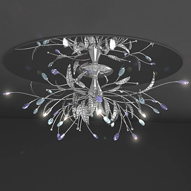 Kolarz Chandelier with Mirror Base 3D model image 1 