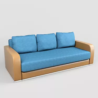Modern Boston Sofa: Comfort and Style 3D model image 1 