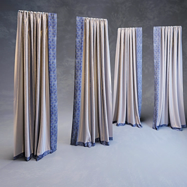 Versatile Curtain Collection 3D model image 1 