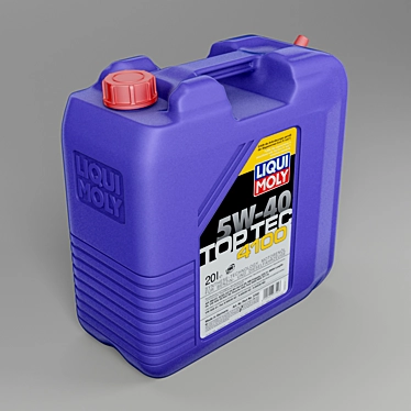 20L Canister - Liqui Moly 3D model image 1 