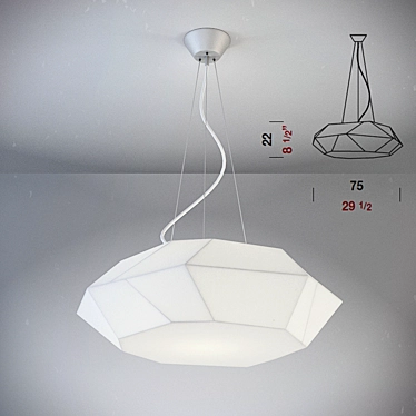 PANZERI VIKI Lamp Trio: Versatile Elegance 3D model image 1 