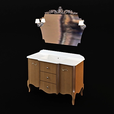 Trendy Time Bathroom Set 3D model image 1 