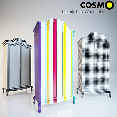 The Trip Wardrobe: SELETTI Luxe Collection 3D model image 1 