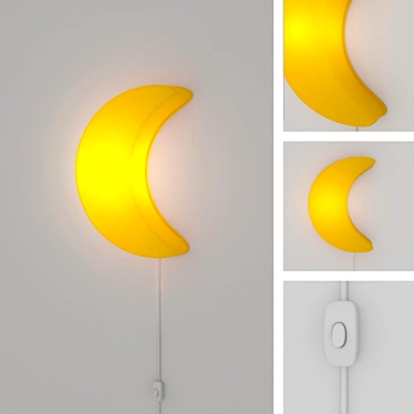 Quirky Baby Night Light: Ikea SMILA 3D model image 1 