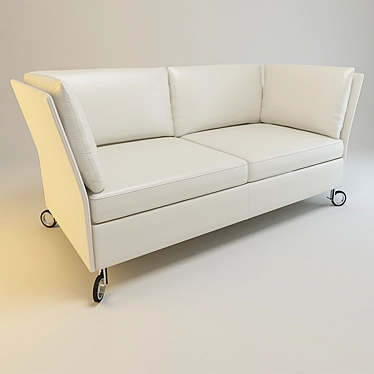 Elegant Neology Iris Sofa 3D model image 1 