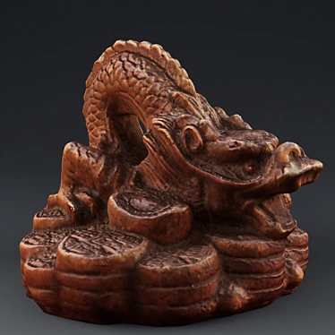 Dragon. Terracotta statuette.