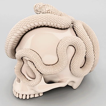 Ceramic skull