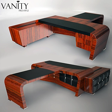 Executive Elegance - Italian Office Furniture 3D model image 1 