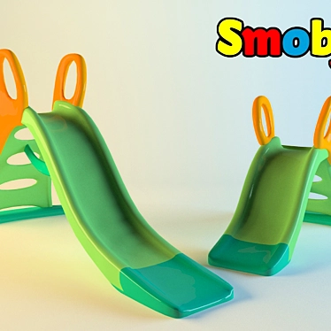 Smoby Baby Slide: Outdoor Fun for Little Ones! 3D model image 1 
