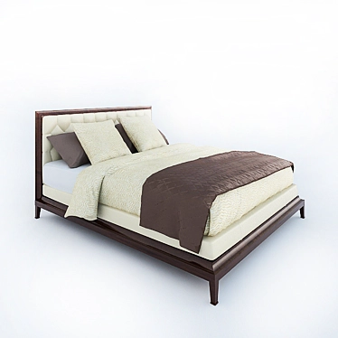 Baker 8627CK-1 Moderne Platform Bed - Tufted