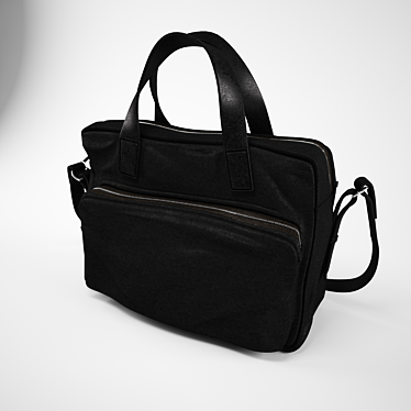 Sleek Men's Bag 3D model image 1 
