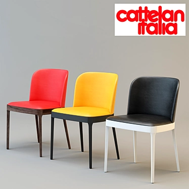 Elegant Cattelan Italia Magda 3D model image 1 