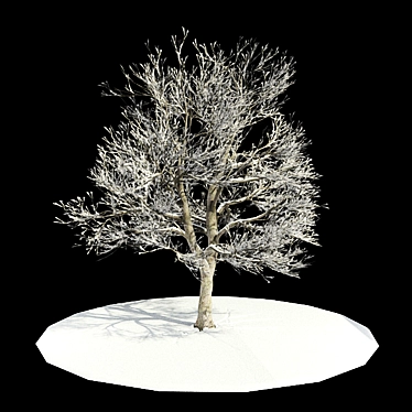 Snowy Tree Mesh Generator 3D model image 1 