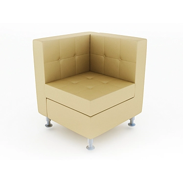 Office Chair: Versatile Modular Sofa 3D model image 1 