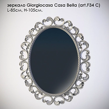Italian Beauty: Giorgiocasa Casa Bella Mirror 3D model image 1 