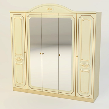 Victoria Classic Closet - Timeless Elegance 3D model image 1 