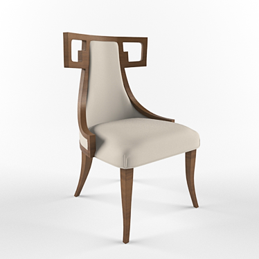 Elegant Baker Greek Chair 3D model image 1 