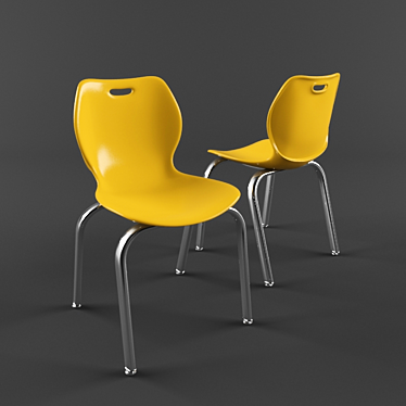 IW418 Wave Chair 3D model image 1 