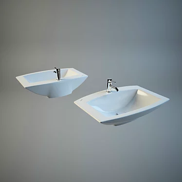 Title: Adaptable Sink Solution 3D model image 1 