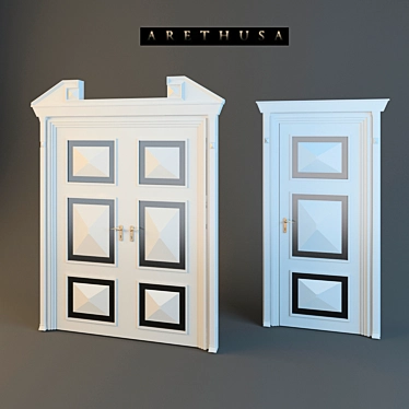 Elegant Italian Door: Xenia Arethusa 3D model image 1 