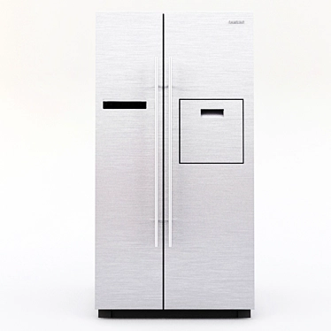 Sleek Side-by-Side Fridge - Samsung RSA1VHMG 3D model image 1 