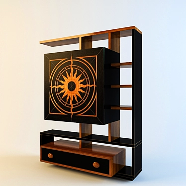 Vintage Wall Castellan 3D model image 1 