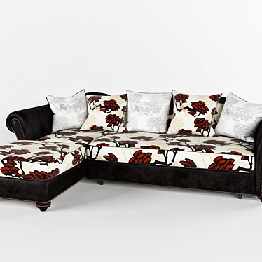 Naples sofa with ottoman