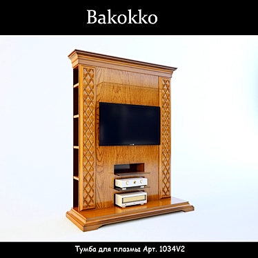 Bakokko Art. 1034V2 TV Stand 3D model image 1 