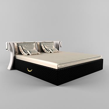 Luxury COLOMBOSTILE Bed 3D model image 1 