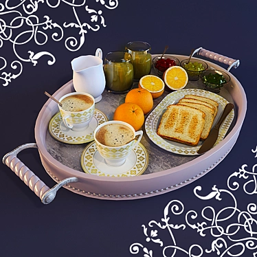 Romantic Morning Delights 3D model image 1 