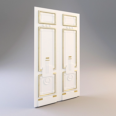 Title: Elegant Palace Wedding Door 3D model image 1 